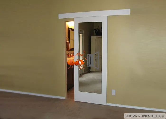 CỬA ĐI 1 CÁNH MỞ TRƯỢT NHÔM XINGFA QUẢNG ĐÔNG CHÍNH HÃNG