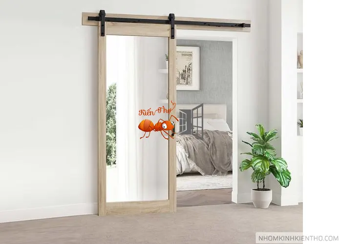 CỬA ĐI 1 CÁNH MỞ TRƯỢT NHÔM XINGFA QUẢNG ĐÔNG CHÍNH HÃNG