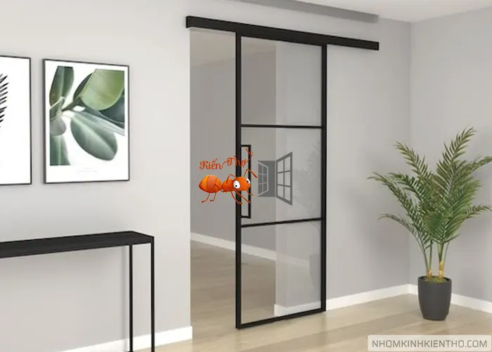 CỬA ĐI 1 CÁNH MỞ TRƯỢT NHÔM XINGFA QUẢNG ĐÔNG CHÍNH HÃNG