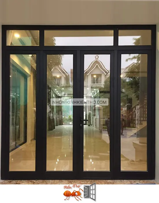 CỬA ĐI MỞ QUAY 4 CÁNH NHÔM XINGFA QUẢNG ĐÔNG